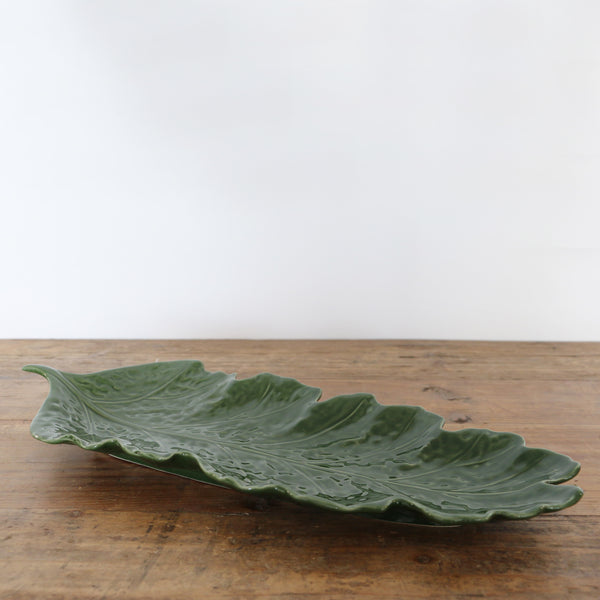 Green Vine Leaf Platter