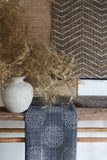 Black & White Jute & Cotton Stripe Rug