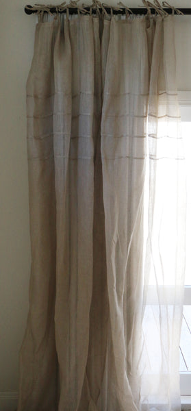 Clichy French Linen Sheer Curtain