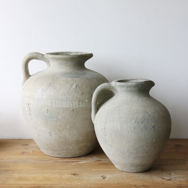 Tuscan Style Stone Jug Medium