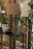 Palm Island Jute Lamp