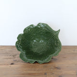Green Vine Leaf Bowl