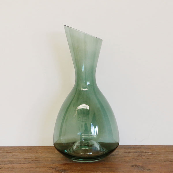 Fino Verde Hand-blown Glass Wine Decanter