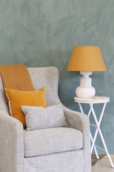 Cape Cod Chair in Blue/White Tweed with Swivel Base