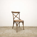 Vienna Cross Back Dining Chair in Elm
