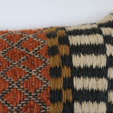 Moroccan Style Kilim Cushion Cover Terracotta & Black
