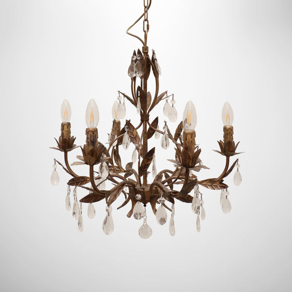 Fleurence Bambino Chandelier Champagne  Gold