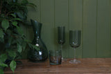 Fino Verde Hand-blown Glass Wine Decanter