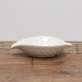 Petite Leaf Dish in White