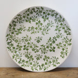 Florentine  Hand Painted Plate in Green