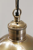 Antiqued Brass Hanging Light