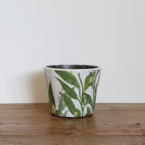 Palm Leaf Medium Planter