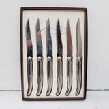 Laguiole Stainless Steel Steak Knives Set of 6