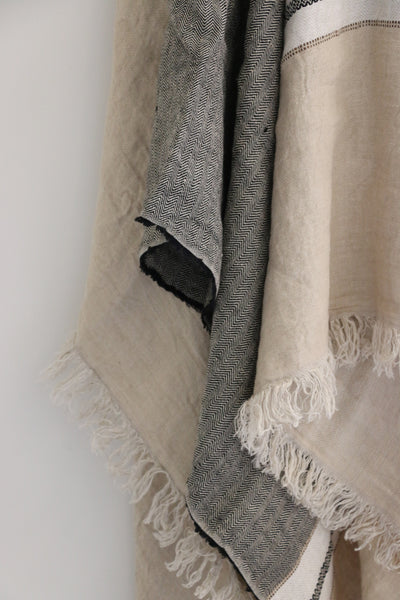 Libeco Throw / Fouta in Beeswax 110 x 180