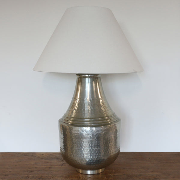 Marrakesh Urn Lamp in Pewter Finish