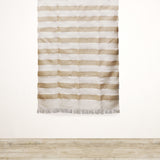 White and Natural Stripe Cotton Rug 1500 x 2400