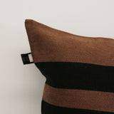 Oscar Pillow Cover in Black Stripe 63 x 63