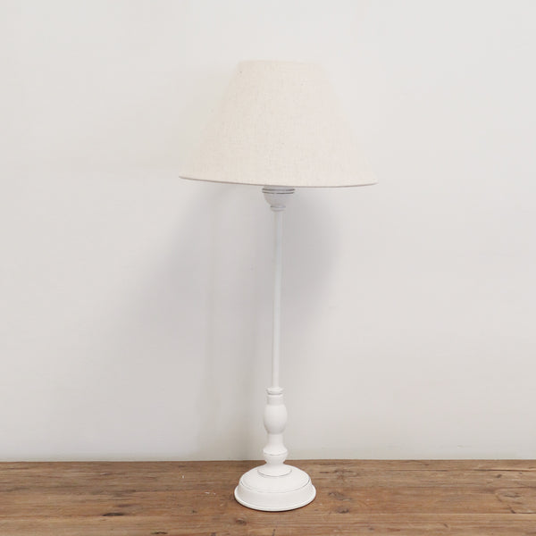 Provincial Style Lamp Base in Ivory