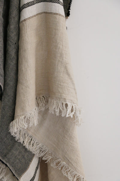 Libeco Throw / Fouta in Beeswax 110 x 180