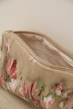 Magnolia Limone Vintaged Velvet Cosmetic Bag