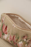 Magnolia Limone Vintaged Velvet Cosmetic Bag