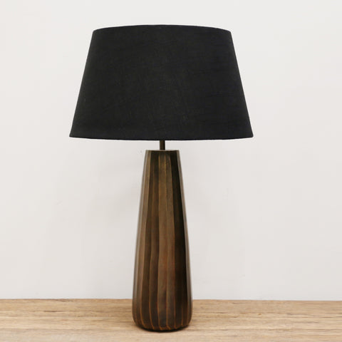Luggate Tapered Lamp Base in Antique Brass Finish