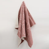 Reversible Baby Blanket in Pink Teddy Design