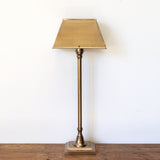 Antique Brass Table Lamp and Shade