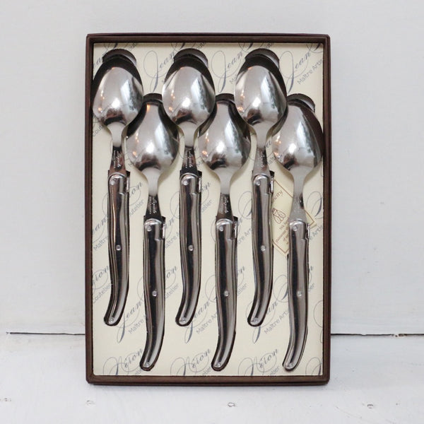 Laguiole Stainless Steel Dessert Spoons Set of 6