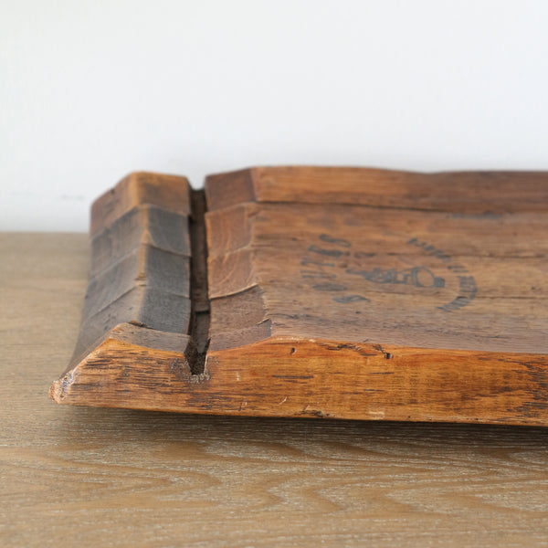 French Oak Barrel Stave Platter