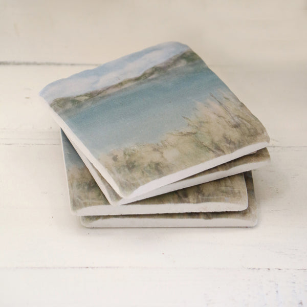 Island Summer Coasters Set of Four