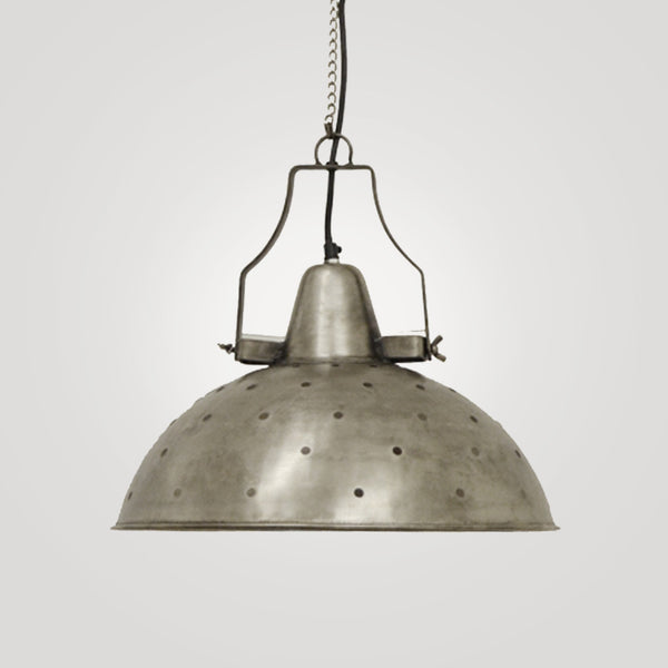 Industrial Silver Hanging Lamp