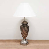 Twisted Urn Lamp in Antique Nickel Finish