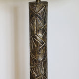 Sahara Cylinder Carved Lamp Base
