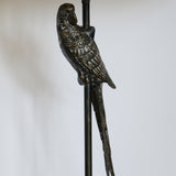 Raj Parrot Lamp in Old Dark Brass