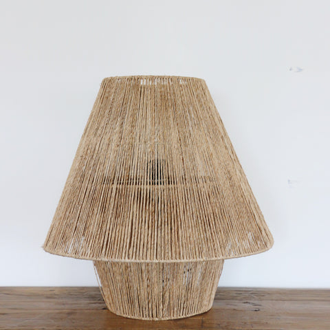 Bermuda Lamp & Shade in Natural Jute