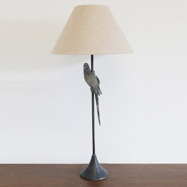 Brushed Slate Parrot Table Lamp Base