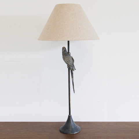 Brushed Slate Parrot Table Lamp Base