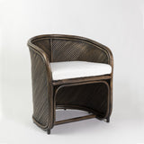 Bermuda Dining Chair in Walnut Rattan