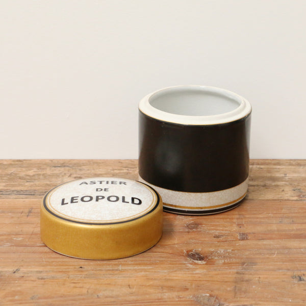 Astier De Leopold Round Ceramic Box