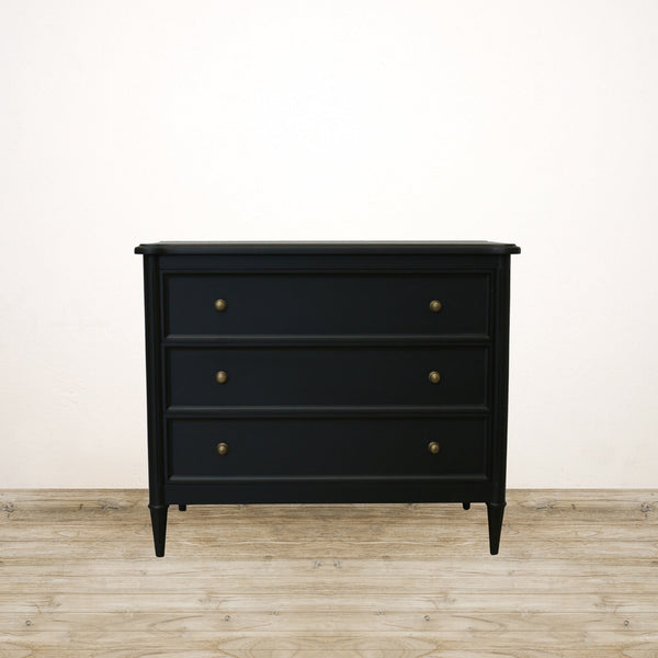 Saville Chest of Drawers in Matte Black