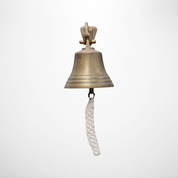 Ship Bell in Raw Brass Finish