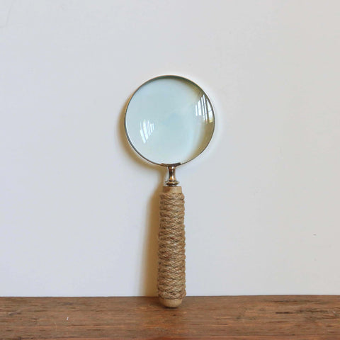 Magnifying Glass with Jute Handle