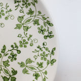 Florentine  Hand Painted Plate in Green