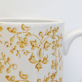 Florentine Ochre Handpainted Jug