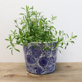 Blue & White Large Planter