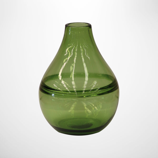 Emerald Green Handblown Glass Vase