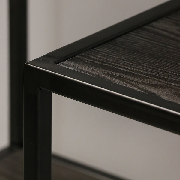 Brooklyn Steel & Oak Offset Bookcase