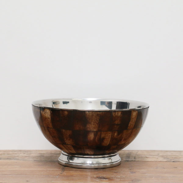 Stainless Steel and Ethically Harvested Bone Bowl