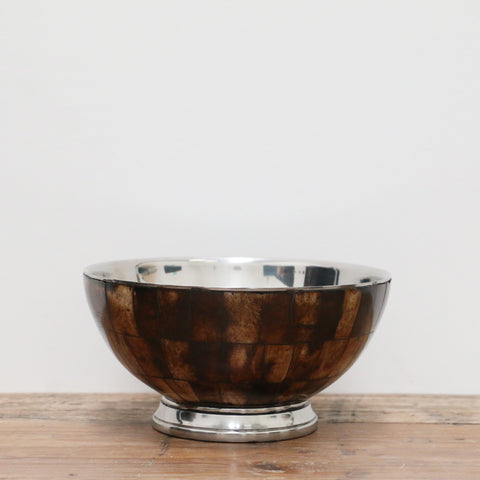 Stainless Steel and Ethically Harvested Bone Bowl